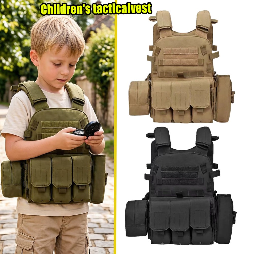 Kids Outdoor Gear - Rompi Airsoft Paintball Anak-anak Rompi Tempur