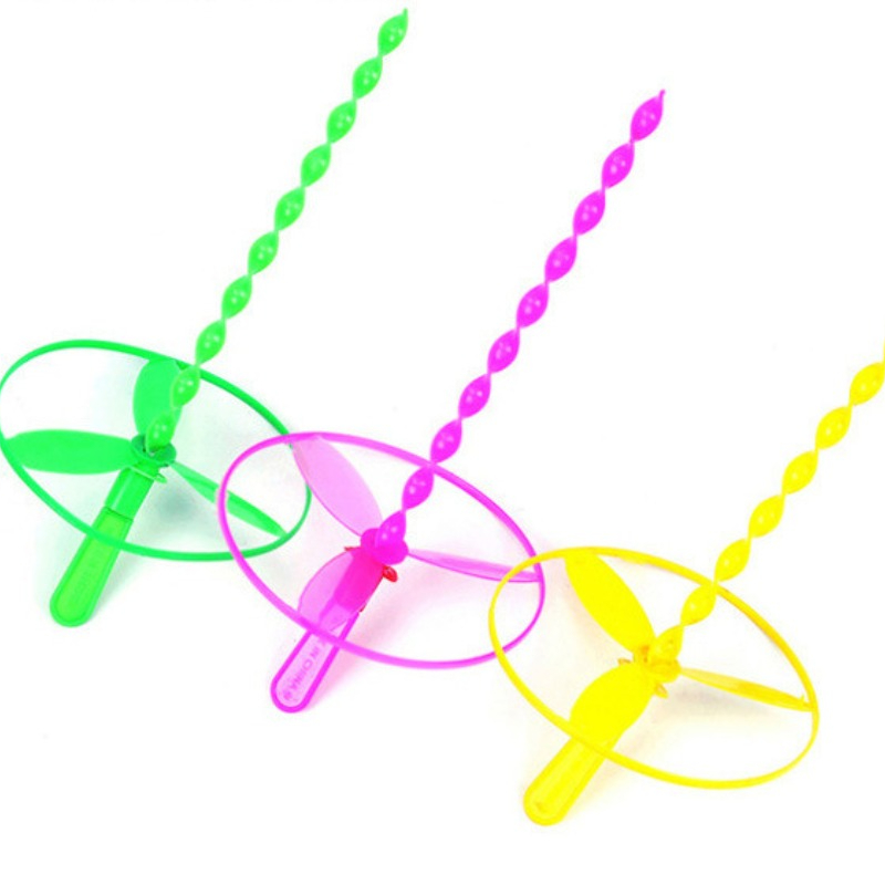 Kids Outdoor Easter Gifts - Mainan Piring Terbang Helikopter Dorong Tangan