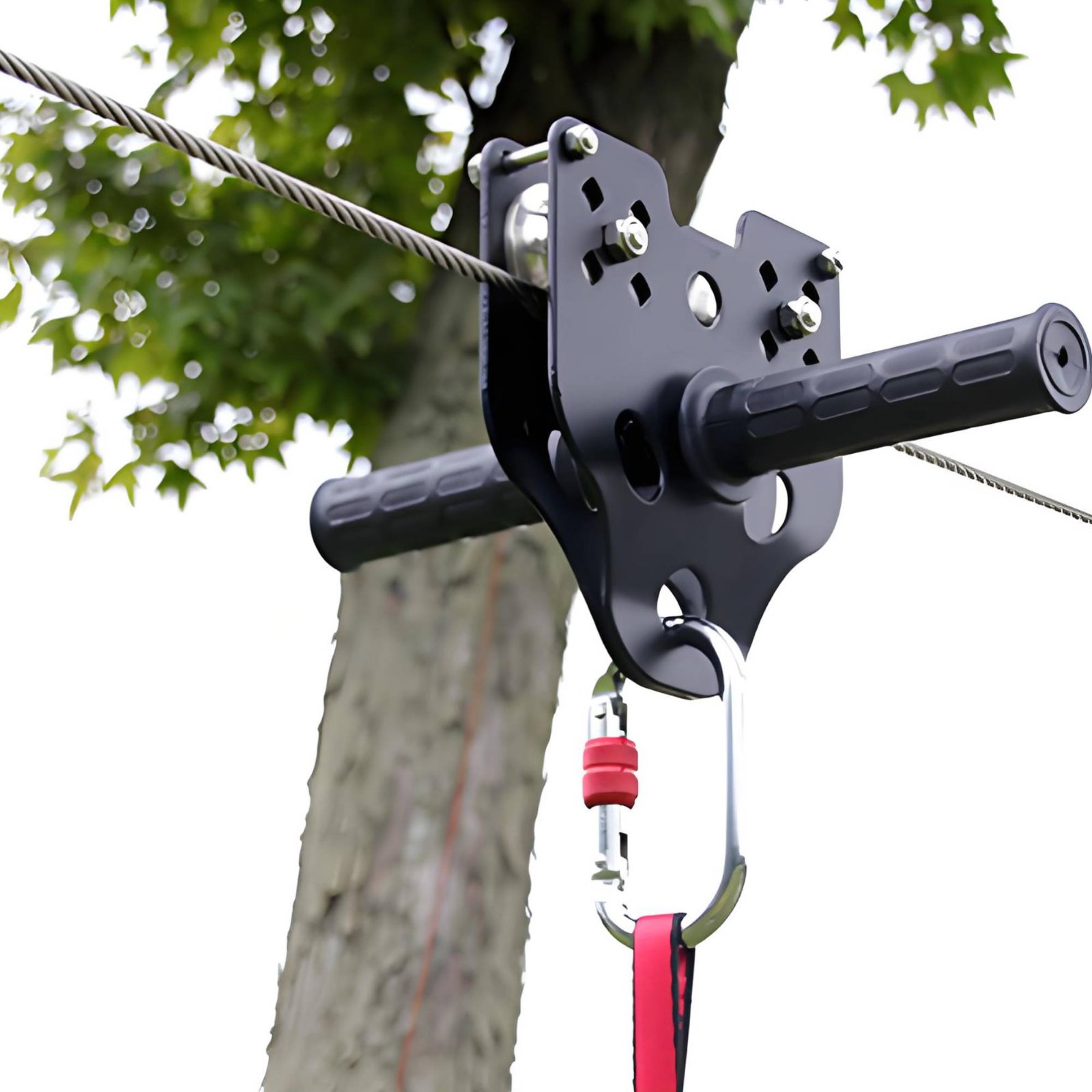 Kids Outdoor Zipline - Set Pulley Zipline Anak-Anak DIY, Kit