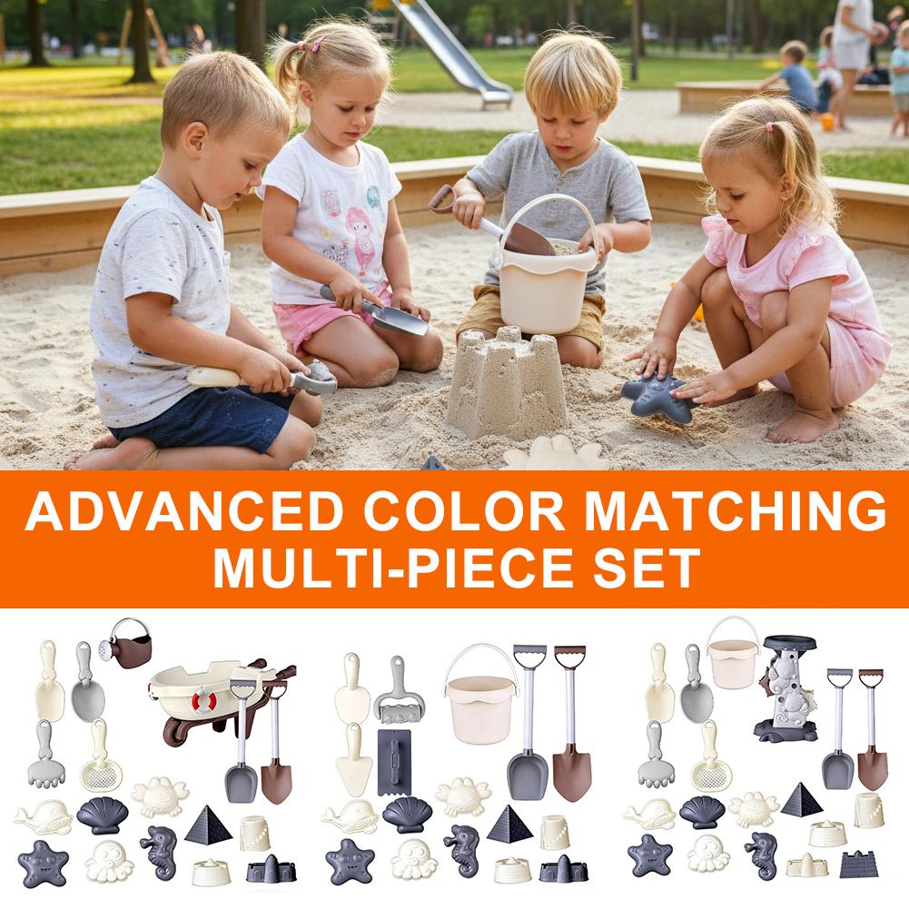 Kids Outdoor Water Toys - Set Mainan Pantai Anak Warna Morandi,