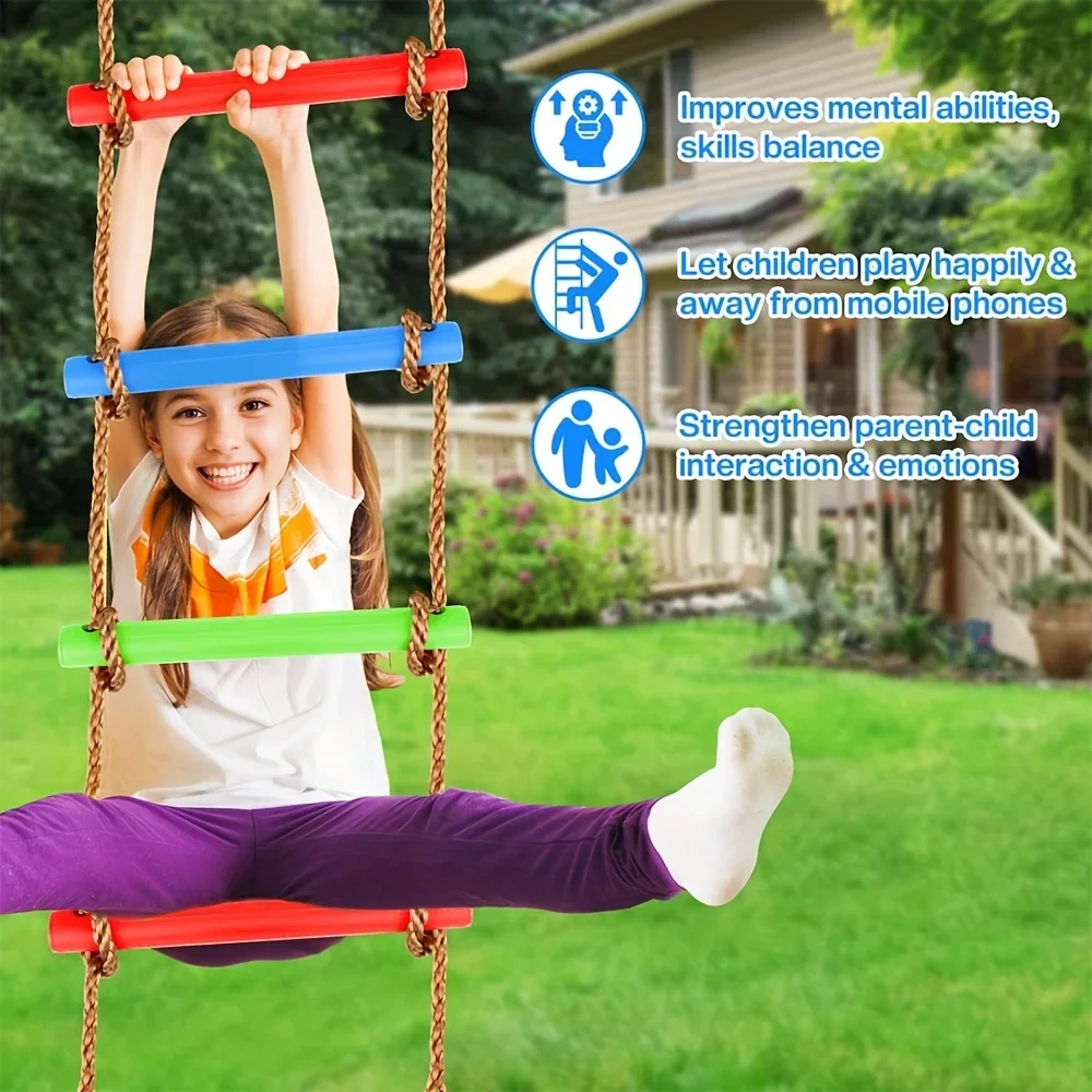 Kids Outdoor Swing - 1 Buah Ayunan Tangga Panjat Anak