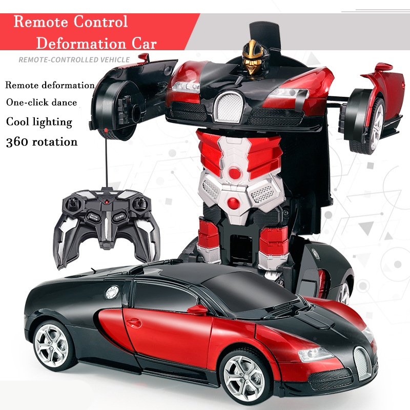 Kids Outdoor Water Toys - Mobil RC Elektrik 2in1 Robot Transformasi
