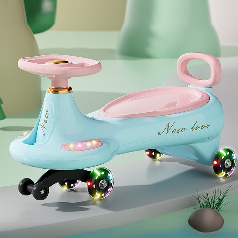 Kids Outdoor Swing - Mobil Goyang Anak Lucu Anti-Tip dengan