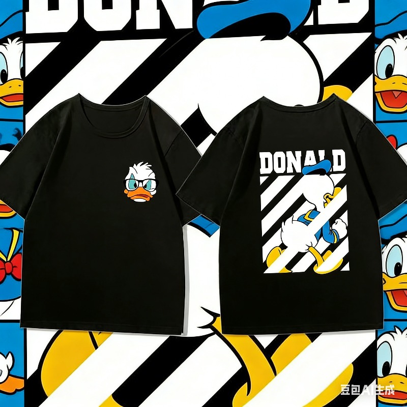 Kids Outdoor Fort - Kaus Anak-anak Katun 100% Donald Duck