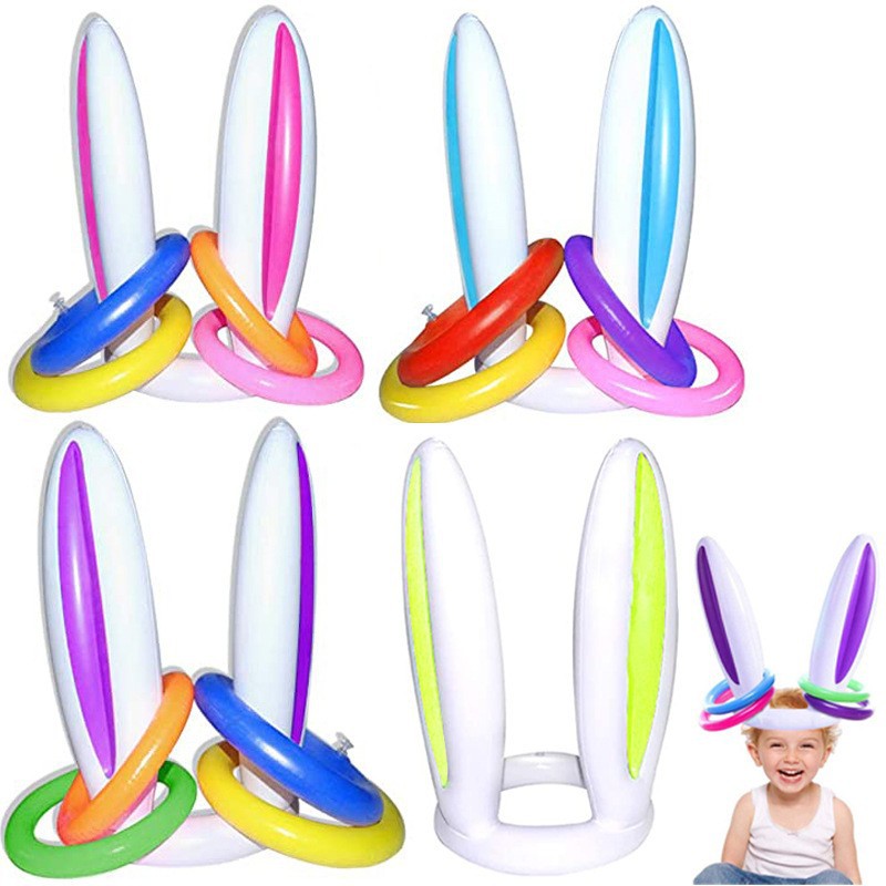 Balon telinga kelinci melempar - Kids Outdoor Easter Gifts ulasan dan harga