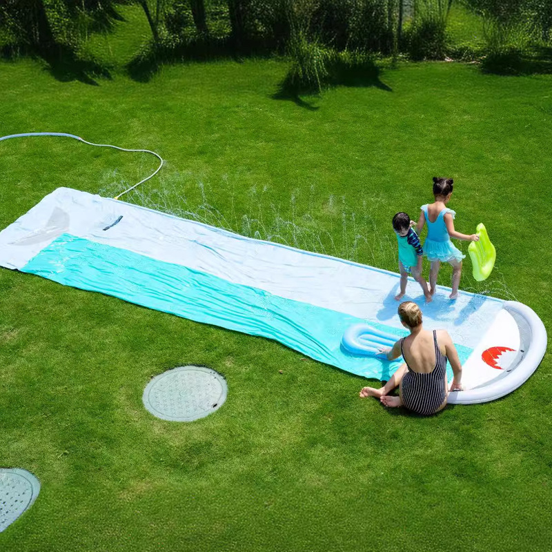 Perosotan Air Paus Tiup dengan - Kids Outdoor Water Toys ulasan dan harga