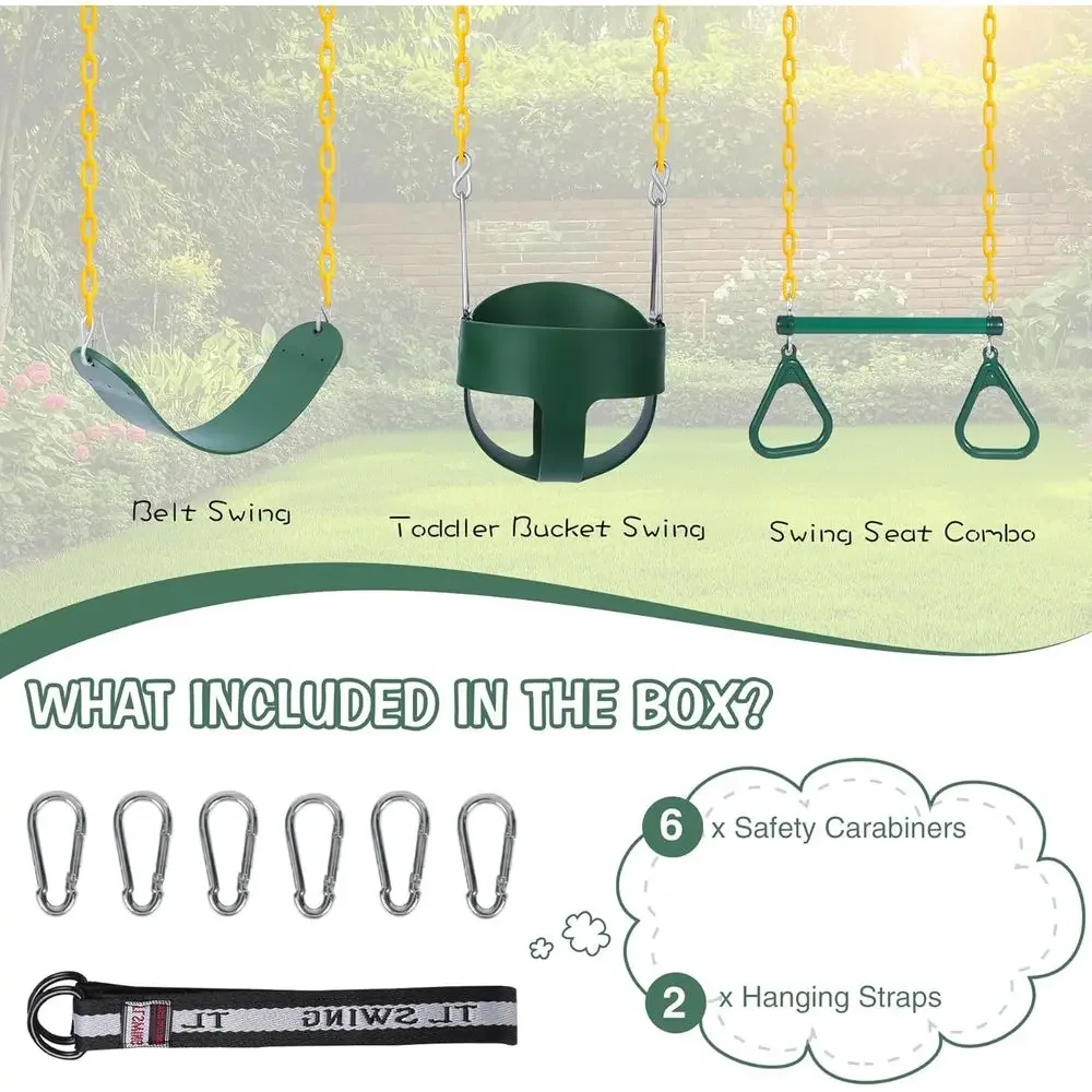 Set Ayunan Kombinasi Luar Ruan - Kids Outdoor Swing ulasan dan harga