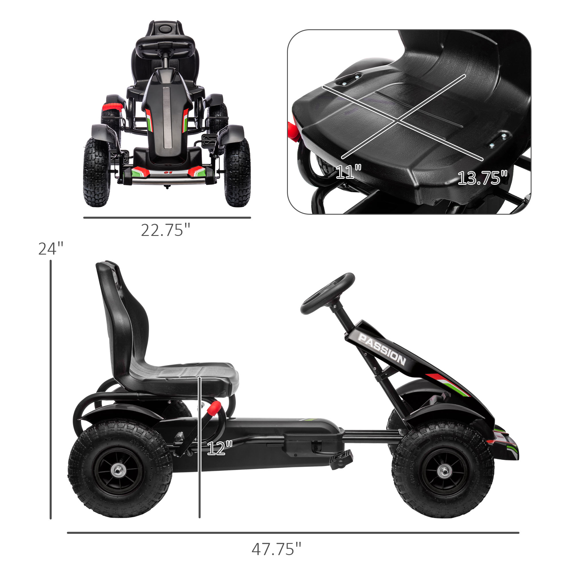 Go Kart Pedal Anak, Kendaraan  - Go Kart Pedal Kids ulasan dan harga