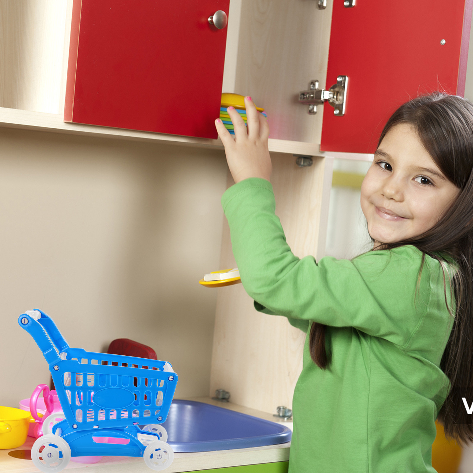 Keranjang Belanja Supermarket  - Kids Indoor Outdoor Cart ulasan dan harga
