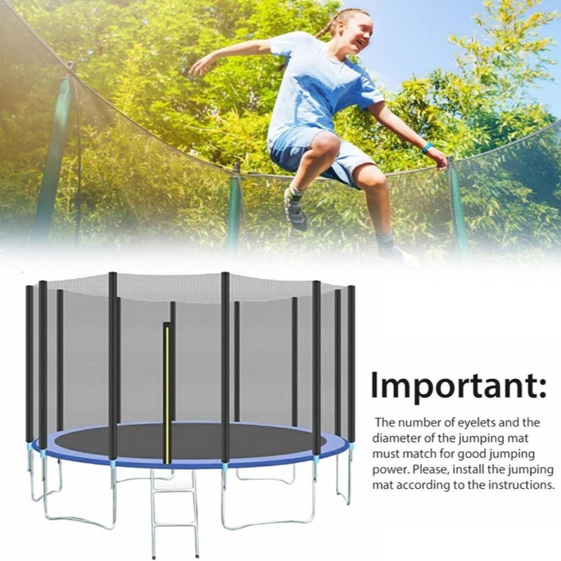 Tikar Trampolin 6FT 8FT 10FT 1 - Kids Outdoor Zipline ulasan dan harga