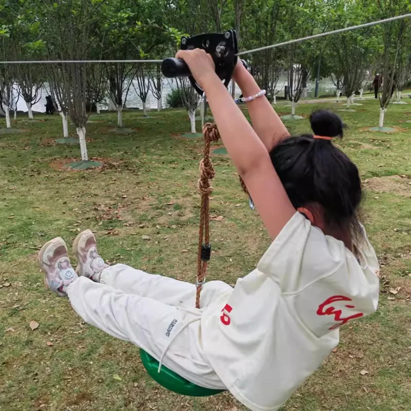 Peralatan Latihan Kebugaran Fi - Kids Outdoor Zipline ulasan dan harga
