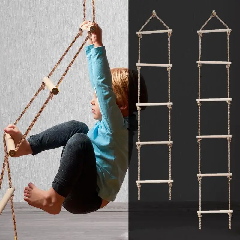 Tangga kayu untuk anak-anak, A - Kids Outdoor Swing ulasan dan harga