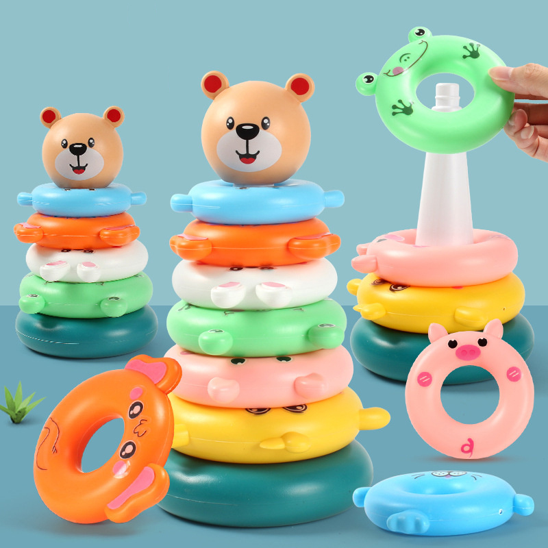 Pelangi cincin Susun menara mo - Kids Outdoor Water Toys ulasan dan harga