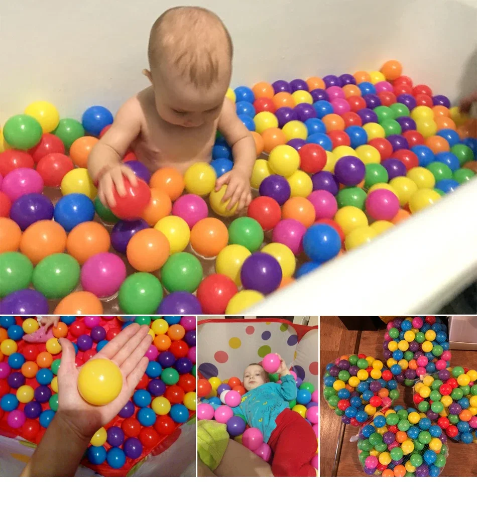 Bola plastik warna-warni ramah - Outdoor Kids In An Indoor World ulasan dan harga