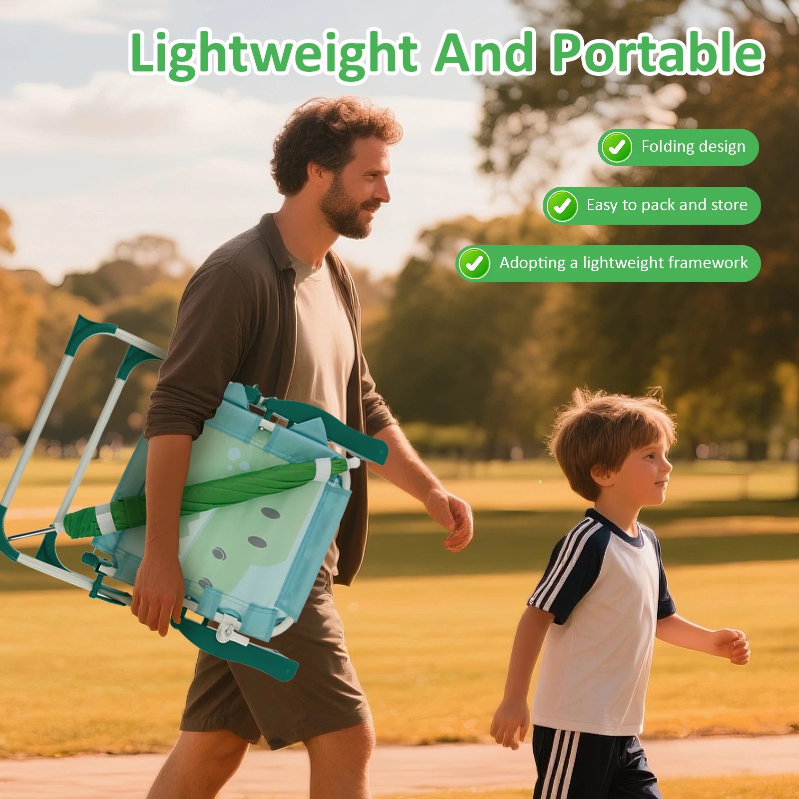 Kursi Pantai Lipat Anak dengan - Kids Outdoor Lounge Chair ulasan dan harga