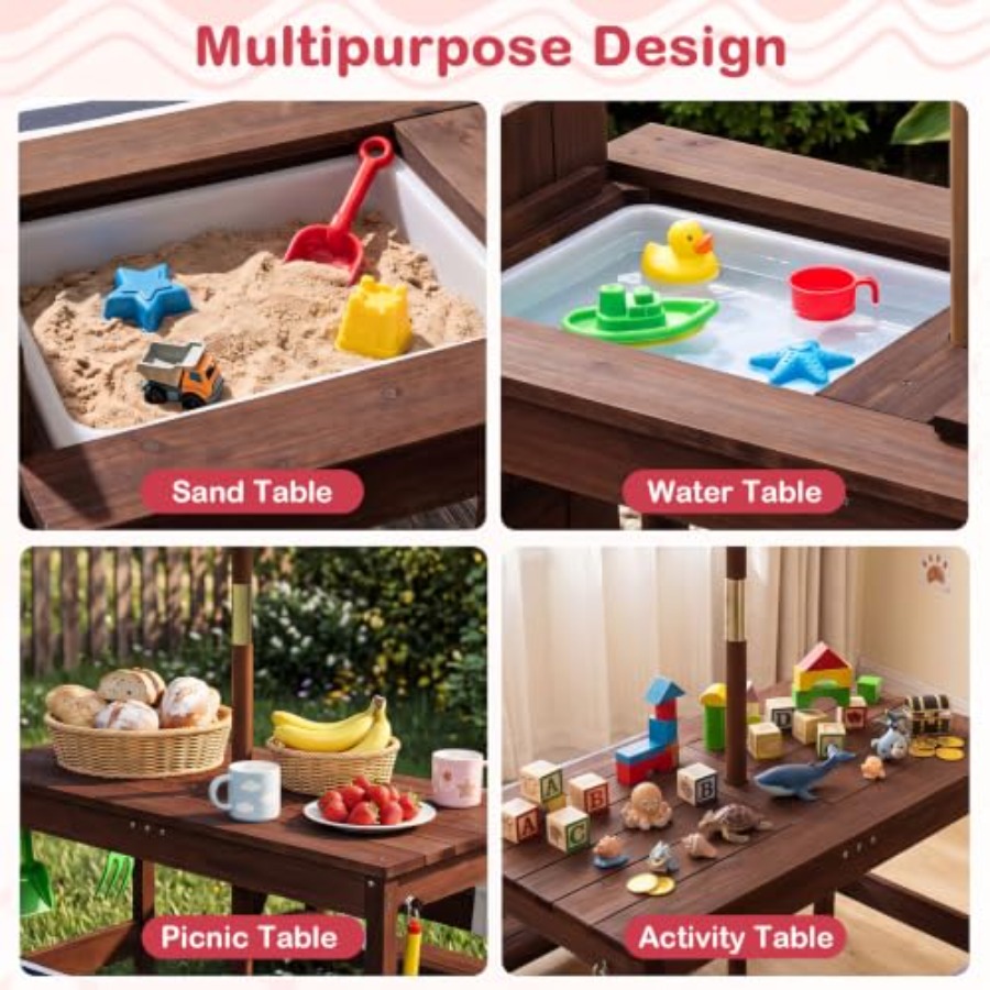 Meja piknik anak-anak untuk pe - Kids Outdoor Water ulasan dan harga