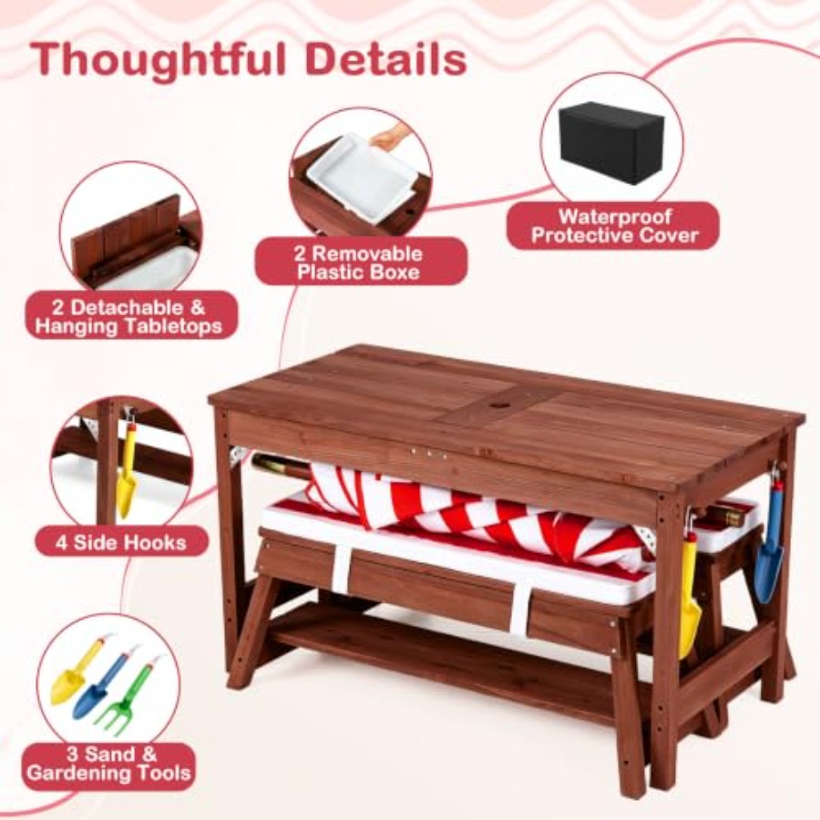Meja piknik anak-anak untuk pe - Kids Outdoor Water ulasan dan harga