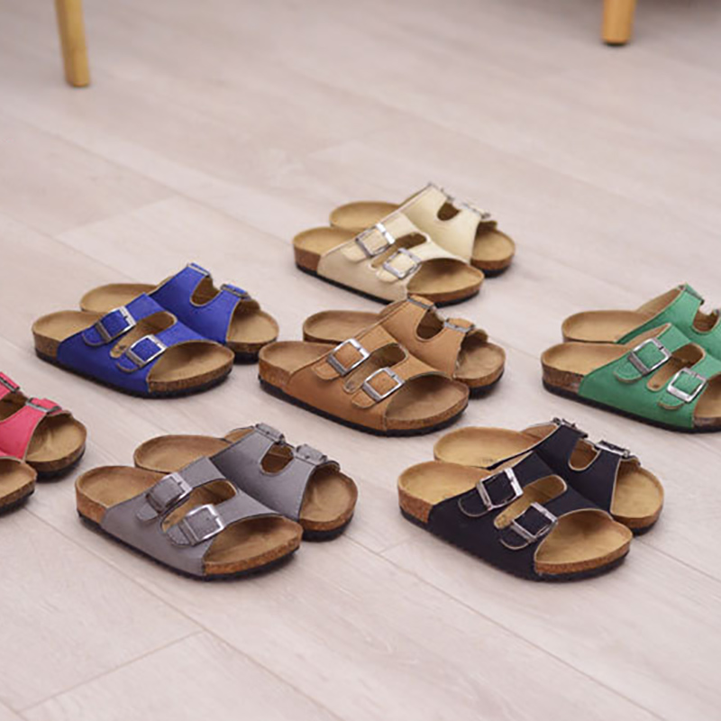 Anak-anak Cork Sandal Fashion  - Kids Indoor Outdoor Slippers ulasan dan harga