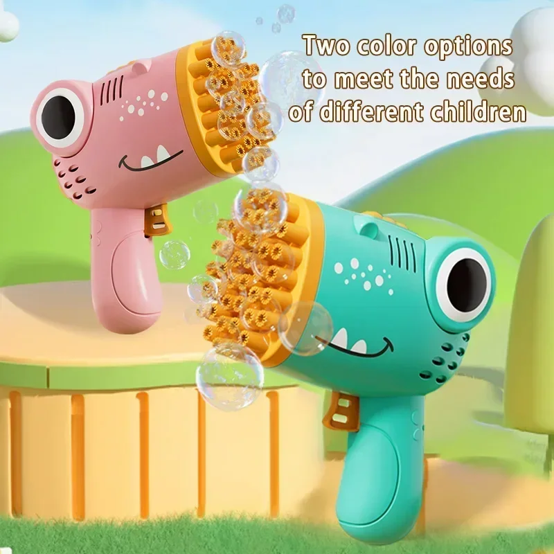 1-3 Buah Pistol Gelembung Dino - Kids Outdoor Easter Gifts ulasan dan harga