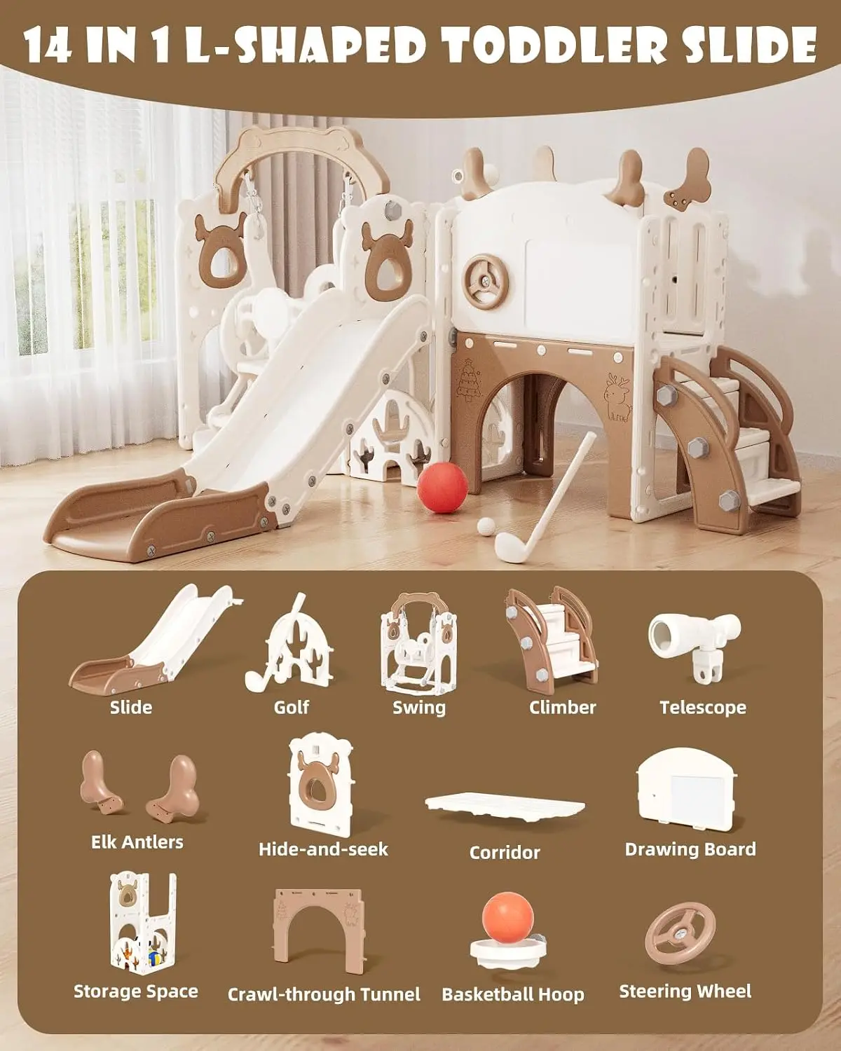 Set Perosotan dan Ayunan Anak  - Kids Outdoor Swing ulasan dan harga
