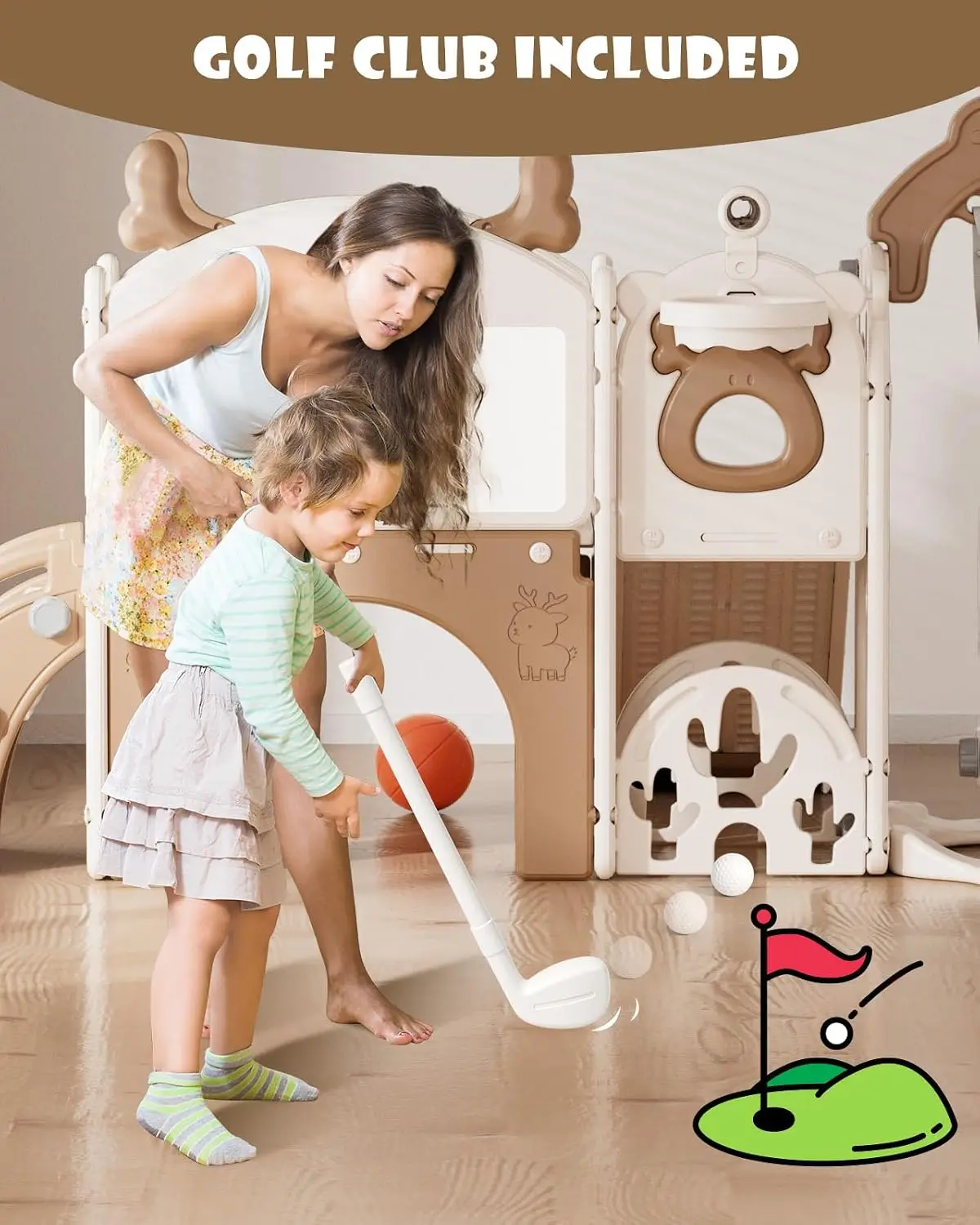Set Perosotan dan Ayunan Anak  - Kids Outdoor Swing ulasan dan harga
