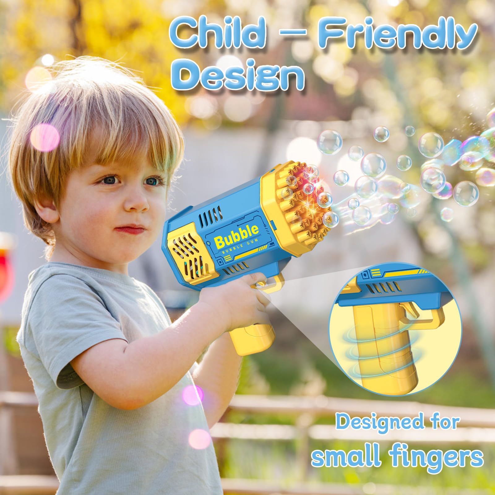 Pistol Gelembung 40 Lubang unt - Kids Outdoor Easter Gifts ulasan dan harga