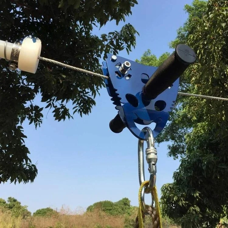 Kit Zip Line 120 kaki yang dit - Kids Outdoor Zipline ulasan dan harga