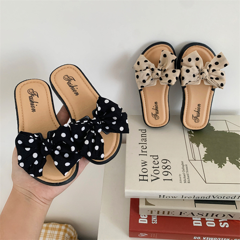 Sandal Anak Motif Pita, Sol Le - Kids Indoor Outdoor Slippers ulasan dan harga